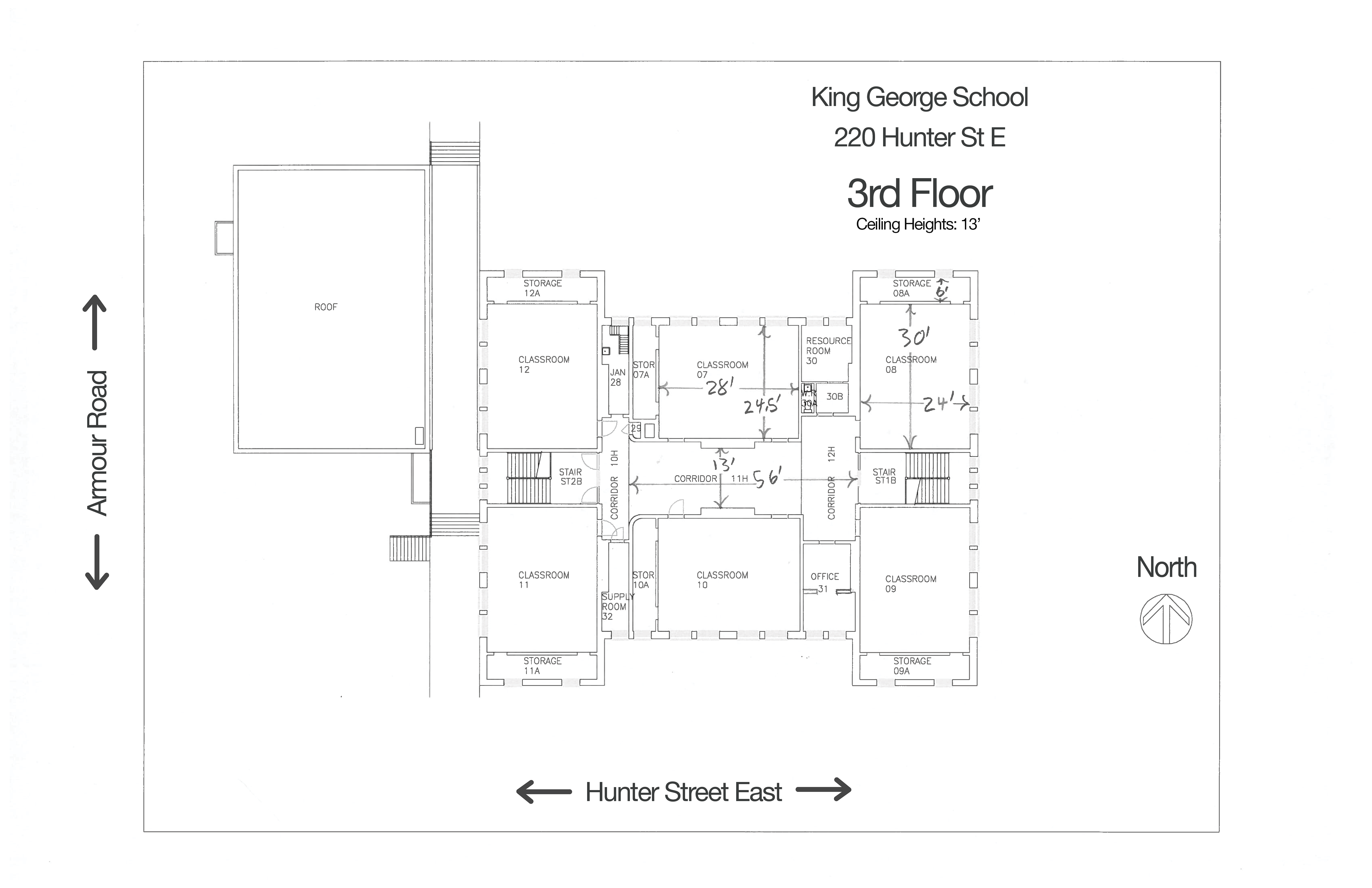 King George Third Floor Floorplan