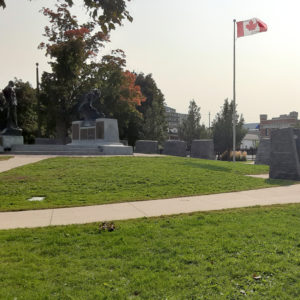 Photo of Peterborough Citizens War Memorial and Veterans Wall of Honour