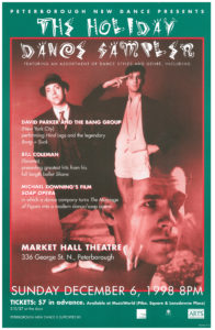 Poster marketing: "The Holiday Dance Sampels"