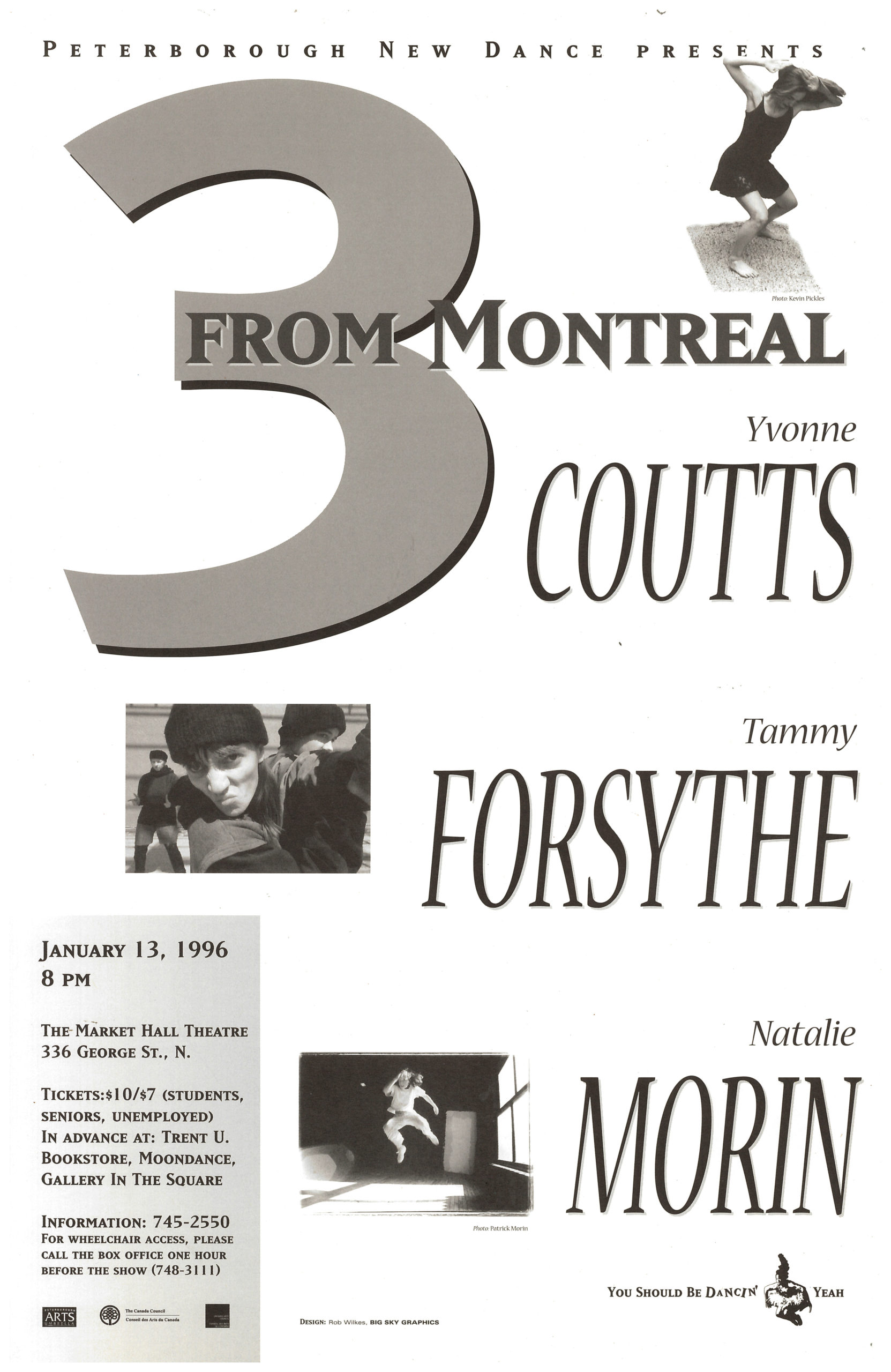 3 From Montreal Poster for 3 From Montreal in the photo.