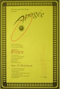 A full length work by the choreographer of Circe de Soleil, Debra Brown