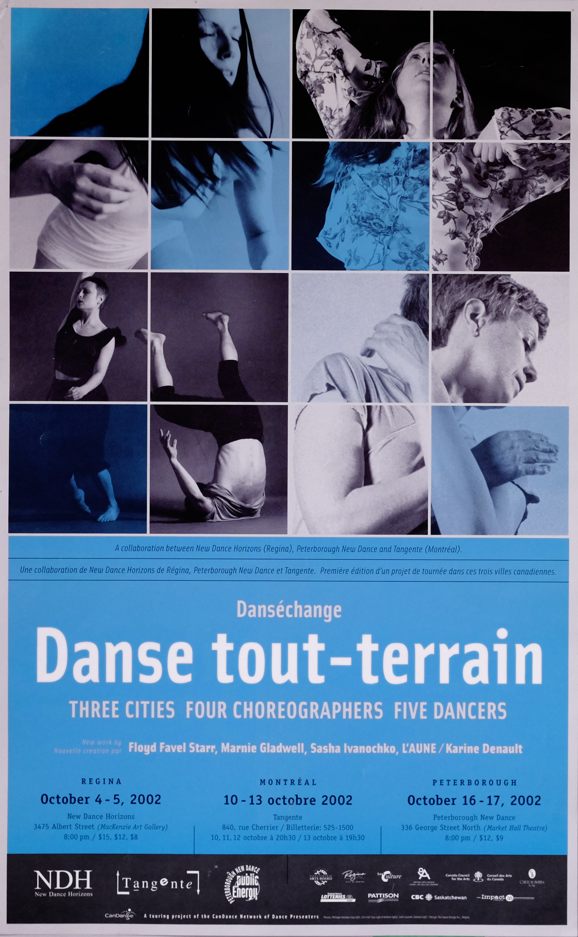 CanDance Exchange Project: Danse tout-terrian Poster for Danse tout-terrain in the photo.