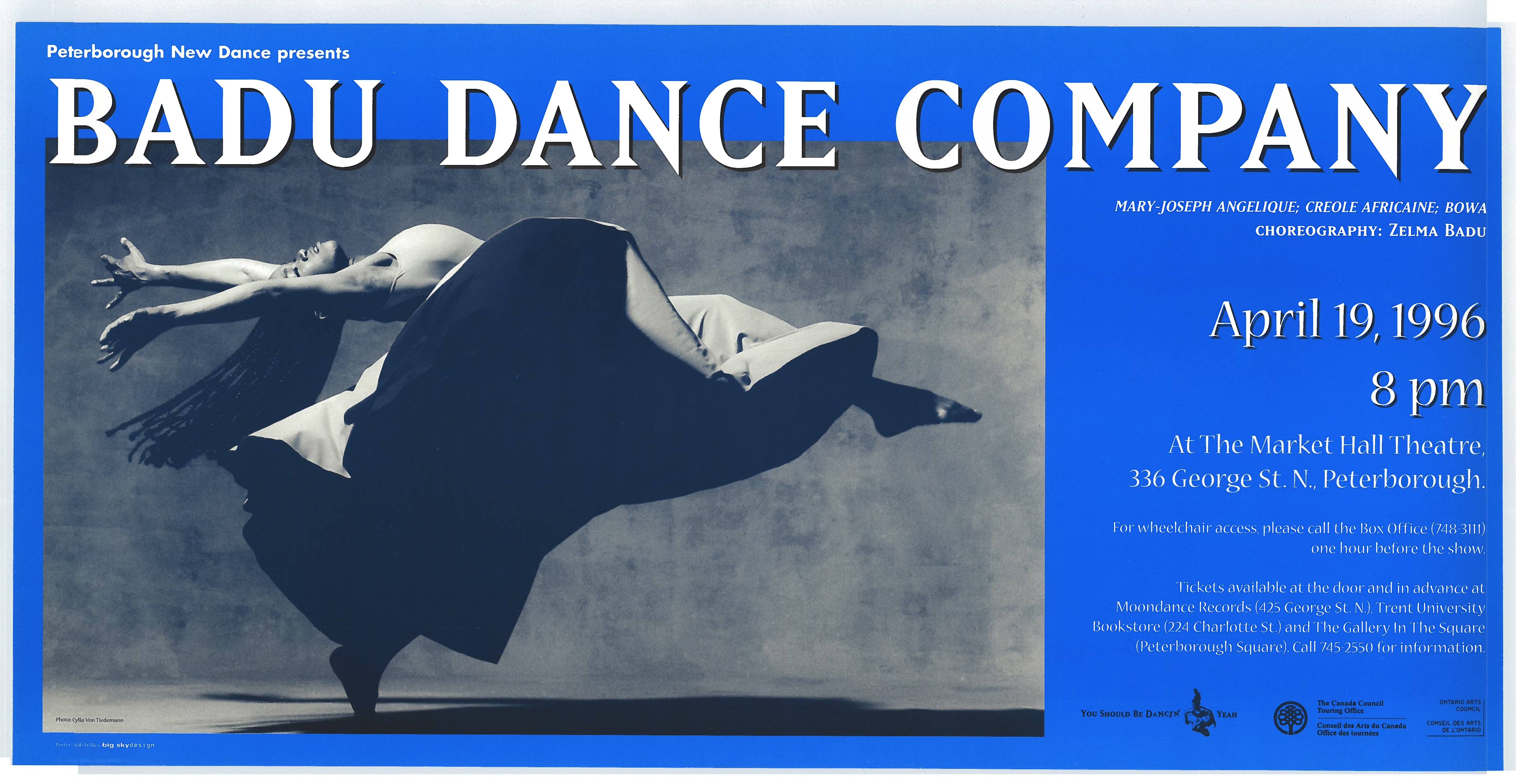 Badu Dance Company Poster for Badu Dance Company in the photo.