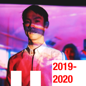 An actor in Chemical Valler. Text: 2019-2020.